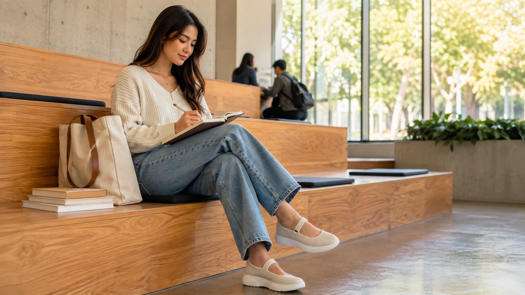 Everyday Comfy Mary Jane Sneakers for Long School Days